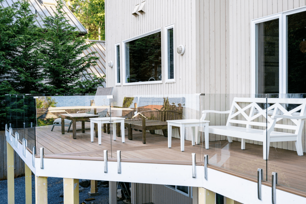 Cable railing installation — Sage & Stone project
