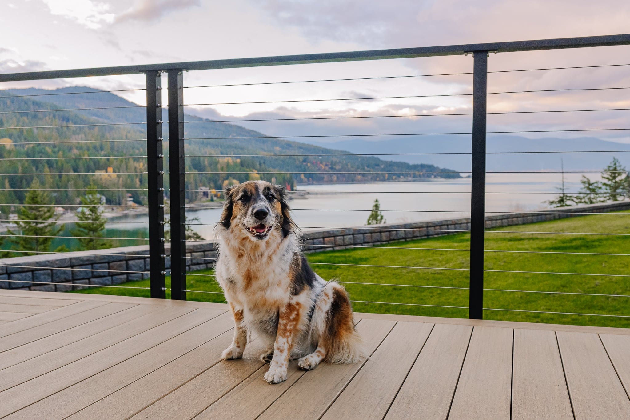 Maisy Railing cable railing installation on residential deck